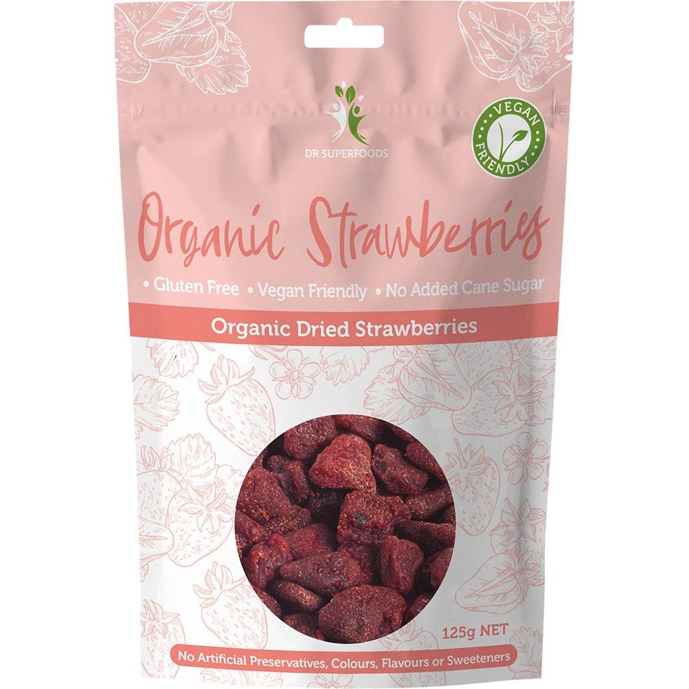 Dr Superfoods Dried Strawberries 125g