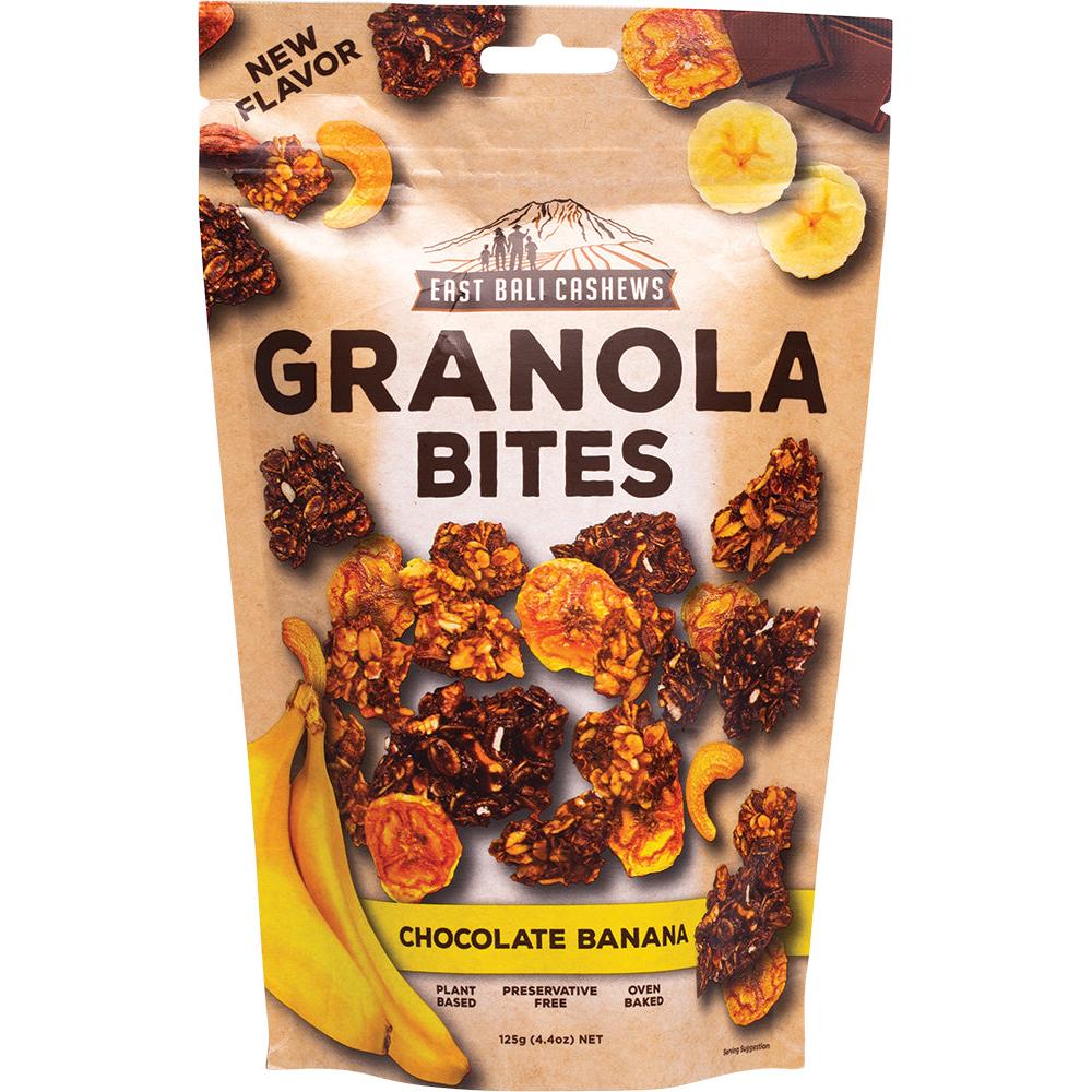 East Bali Cashews Cashews Granola Chocolate Banana 125g