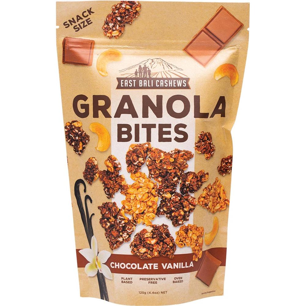 East Bali Cashews Cashews Granola Chocolate Vanilla 125g