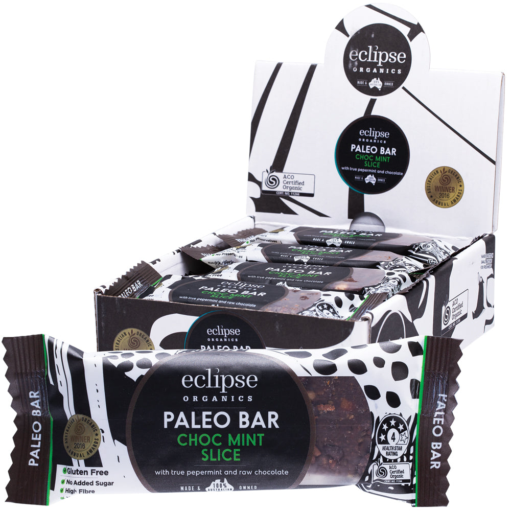Eclipse Organics Paleo Bar – Cacao Mint 45g