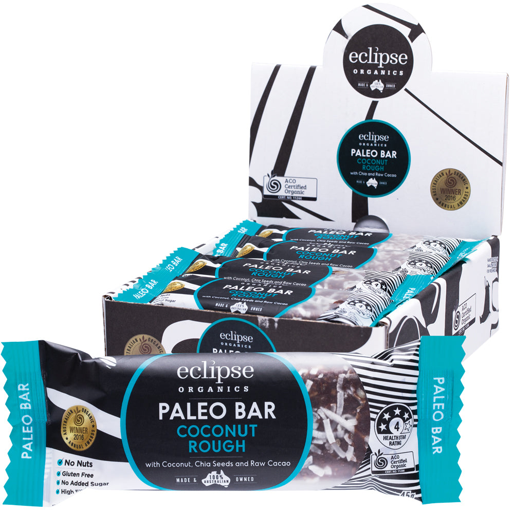Eclipse Organics Paleo Bar – Coconut Rough 45g