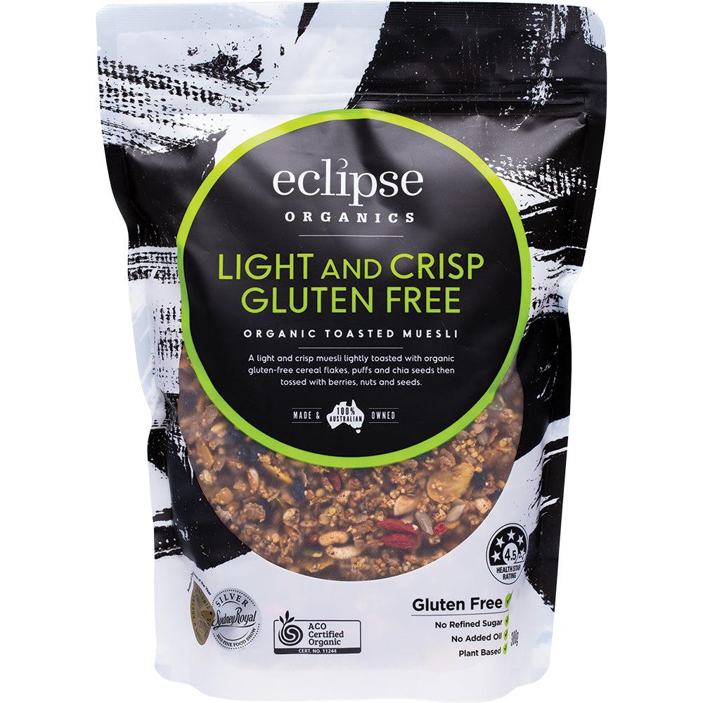 Eclipse Organics Toasted Muesli – Light and Crisp Gluten-Free 380g