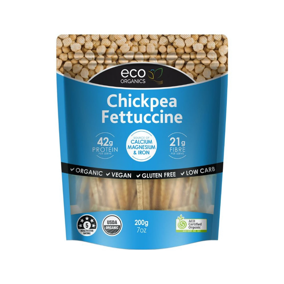 Eco Organics Fettuccine Chickpea 200g