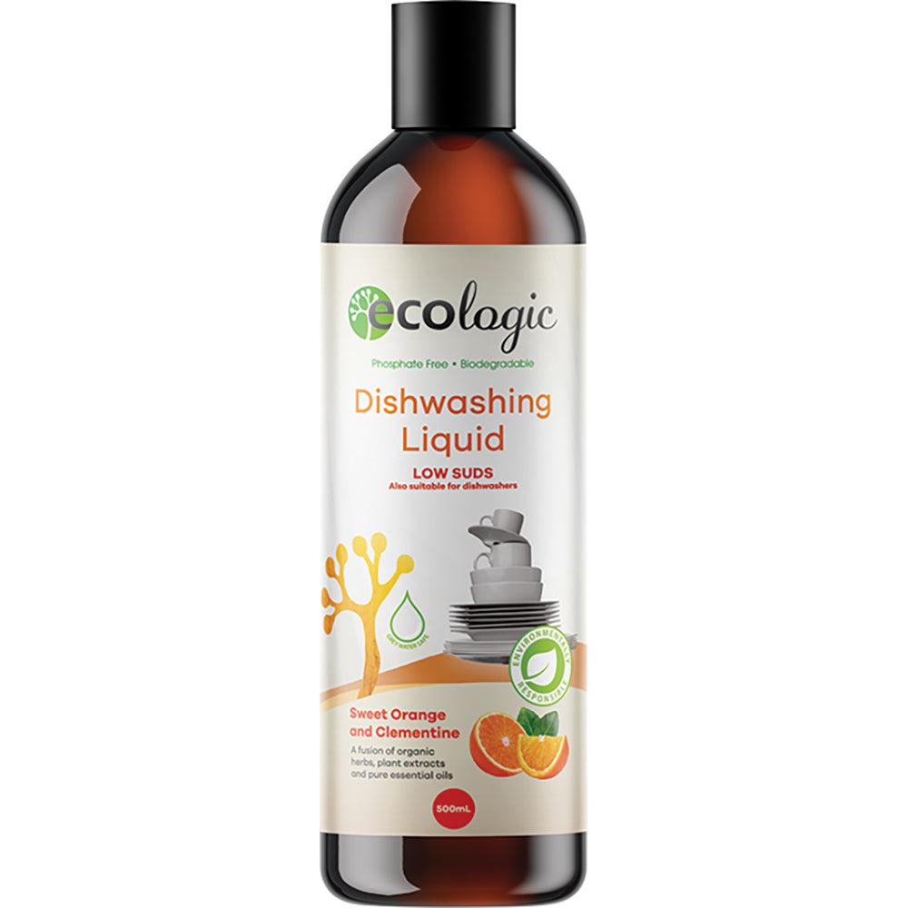 Ecologic Dishwash Liquid Sweet Orange & Clementine 500ml