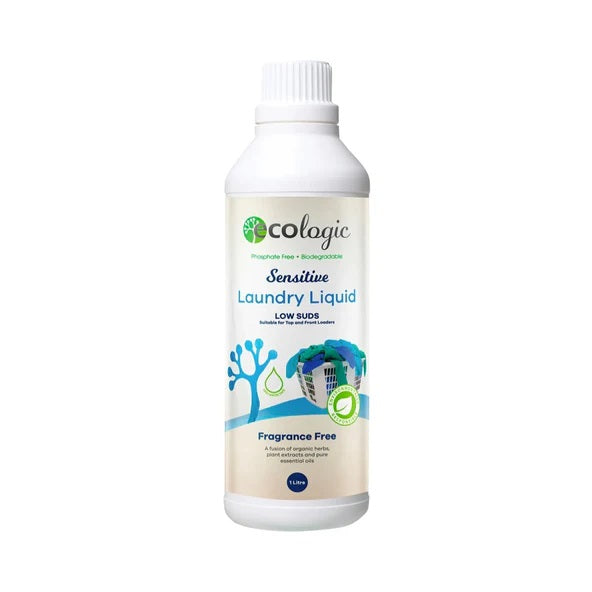 Ecologic Sensitive Laundry Liquid Fragrance Free 1L