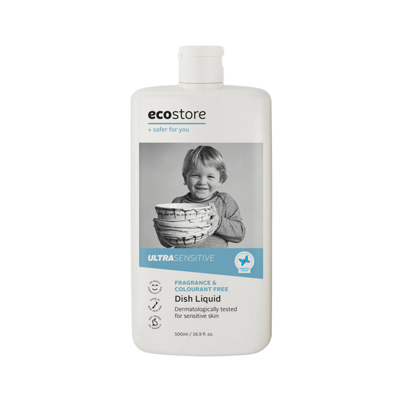 Ecostore Dish Liquid Ultra Sensitive (Fragrance Free) 500ml