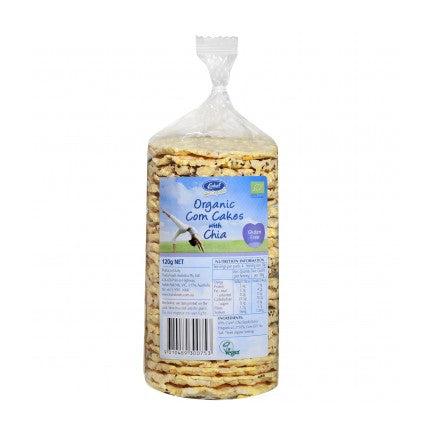 Eskal Gluten Free Corn Cakes Chia 120g