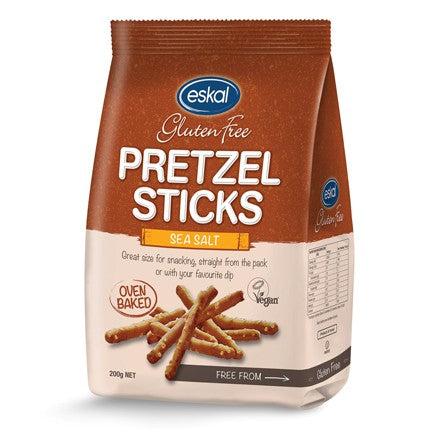 Eskal Gluten Free Pretzel Stick Sea Salt 200g
