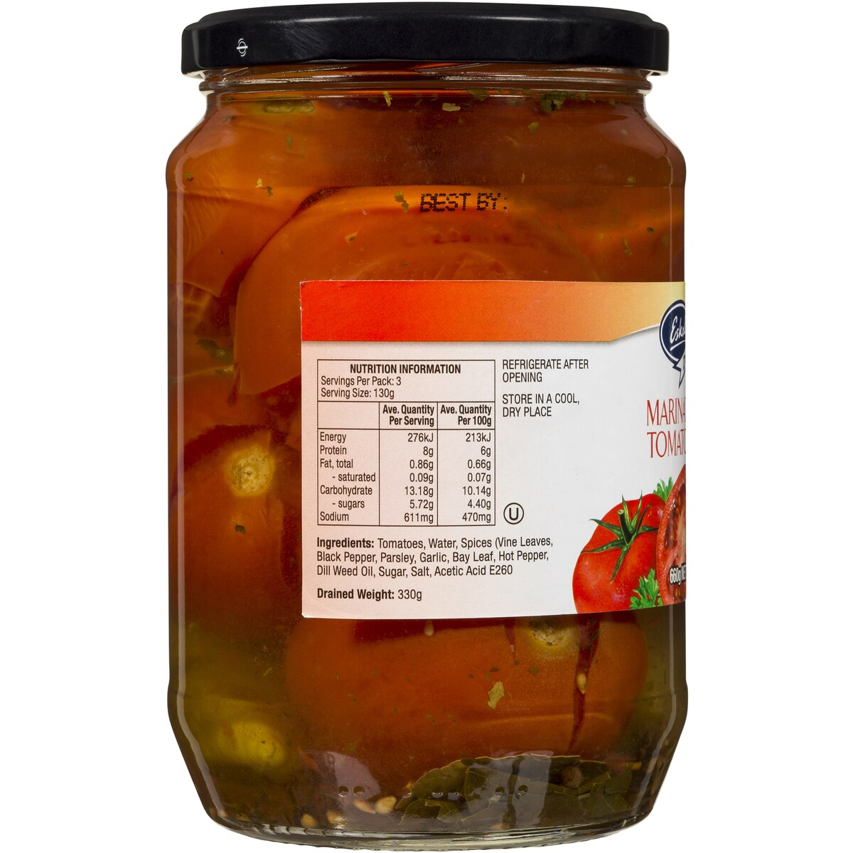 Eskal Marinated Tomatoes 660g