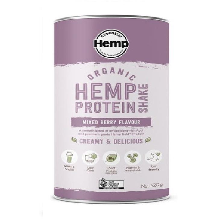 Essential Hemp Hemp Protein Shake Mixed Berry