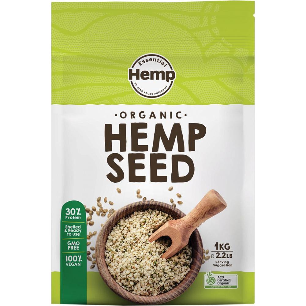Essential Hemp Hulled Hemp Seeds 1Kg