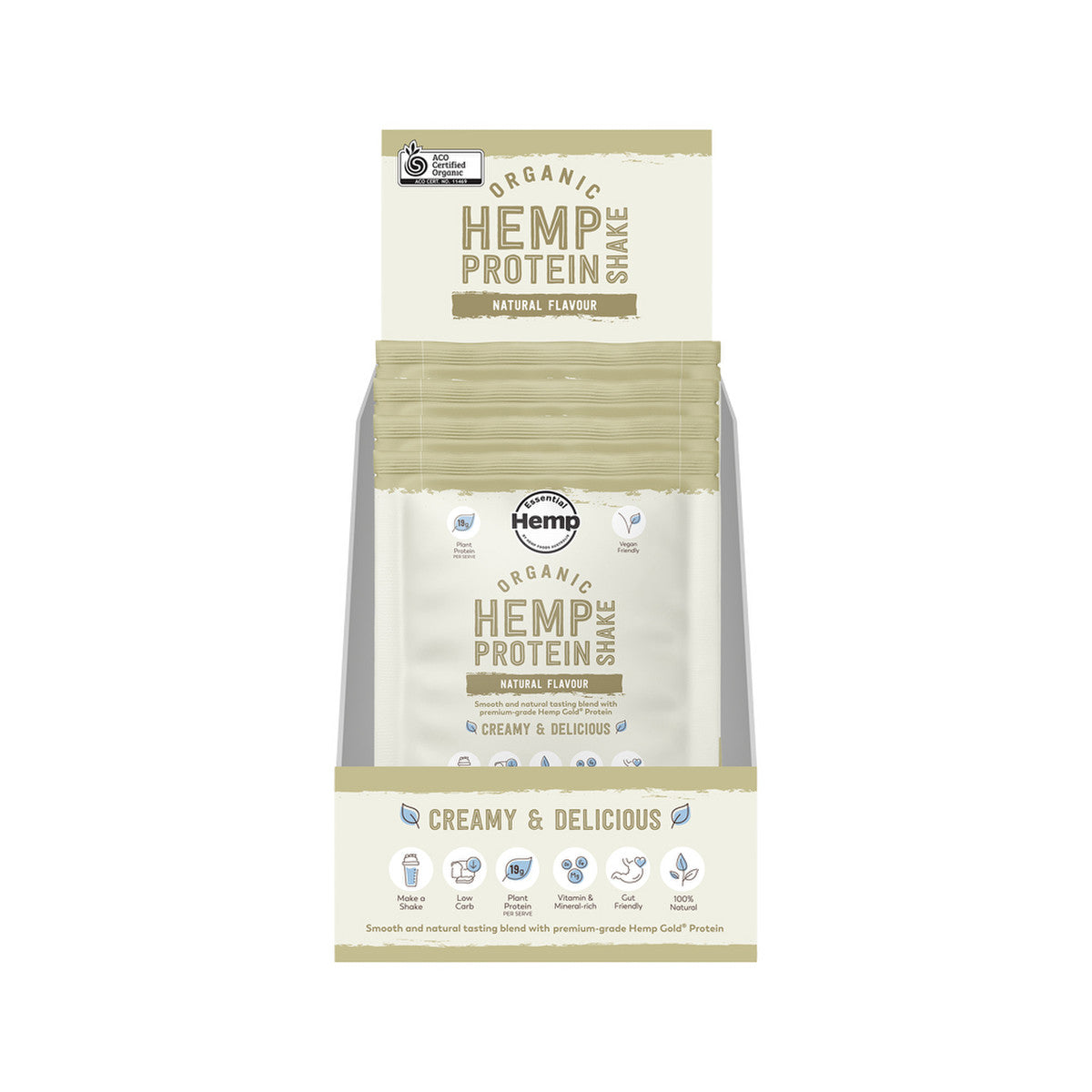 Essential Hemp Protein Shake Natural 35g
