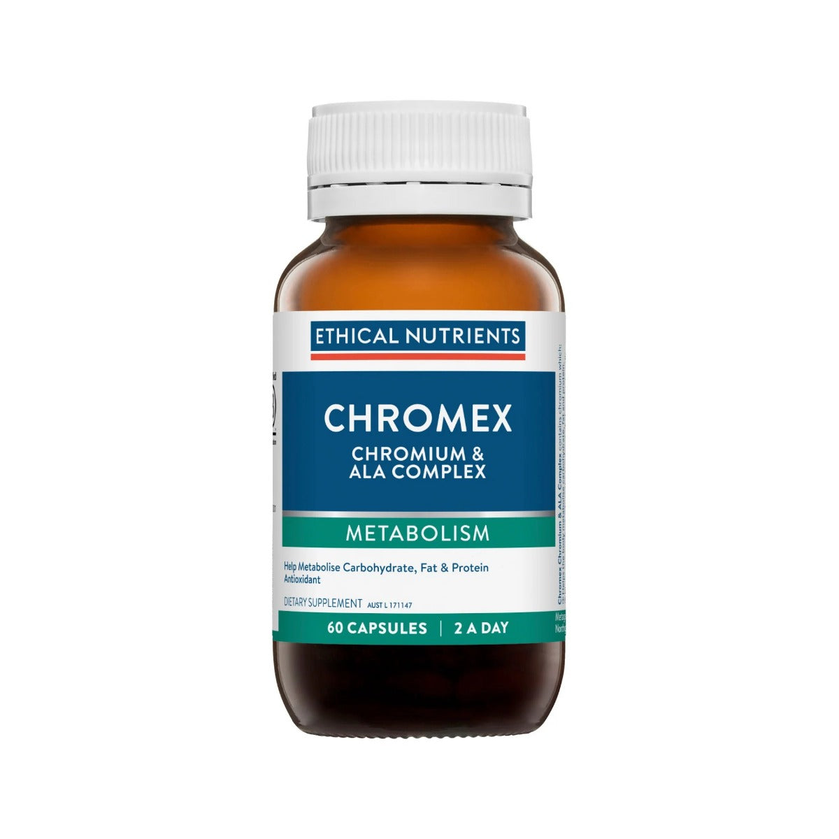 Ethical Nutrients Chromex Chromium ALA 60c