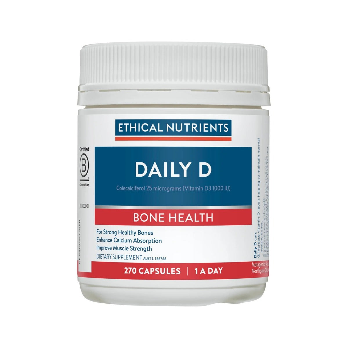 Ethical Nutrients Daily D 270c
