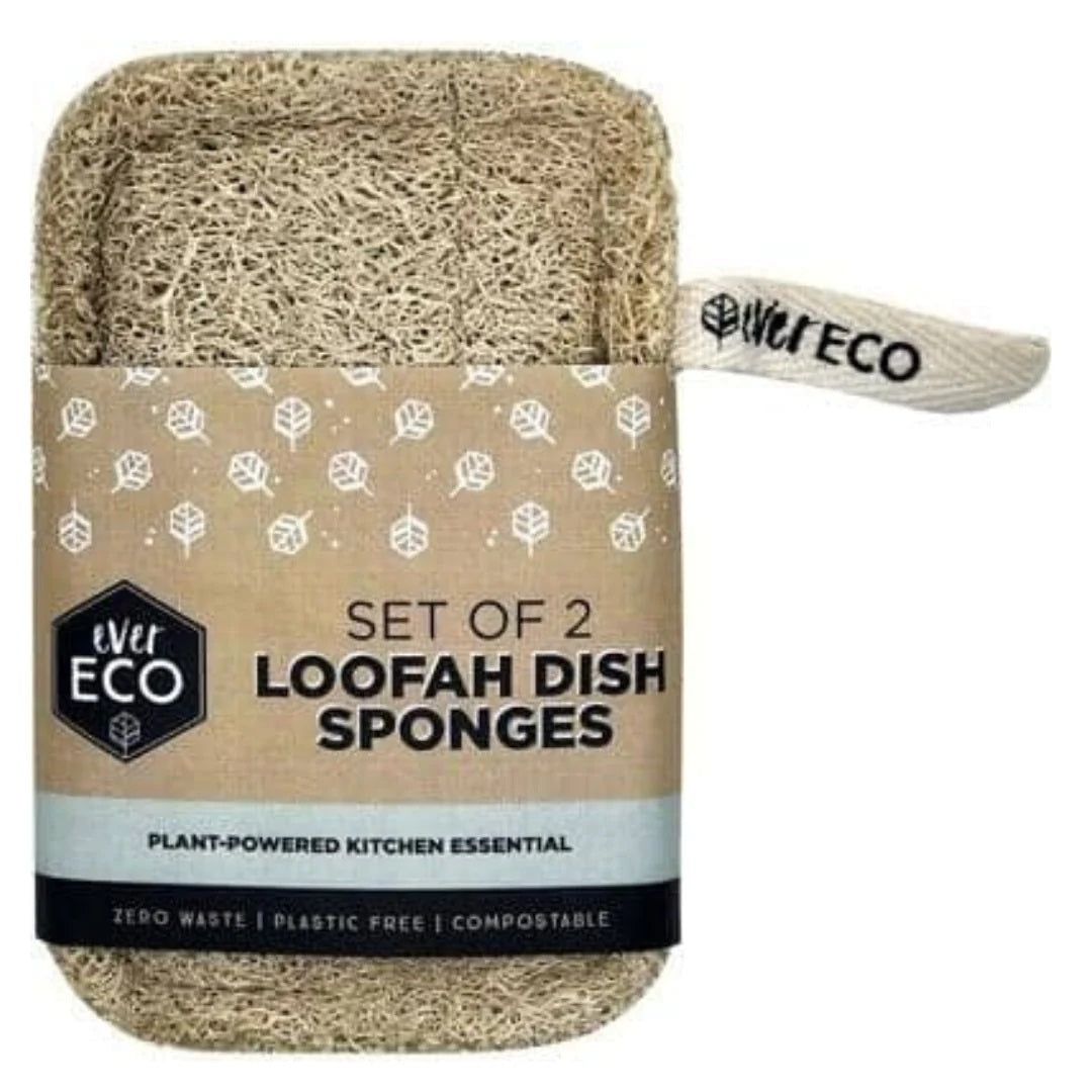 Ever Eco Loofah Dish Sponge X2