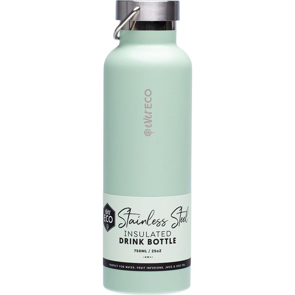 Ever Eco Stainless Steel Bottle Insulated Sage 750ml