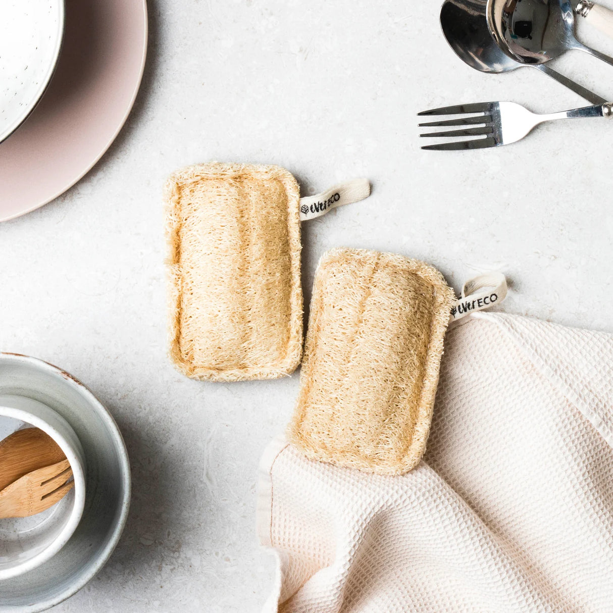 Ever Eco Loofah Dish Sponge 2 Pack