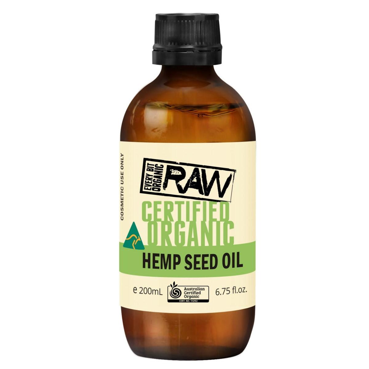 Every Bit Organic Raw Hemp Seed Oil 200ml