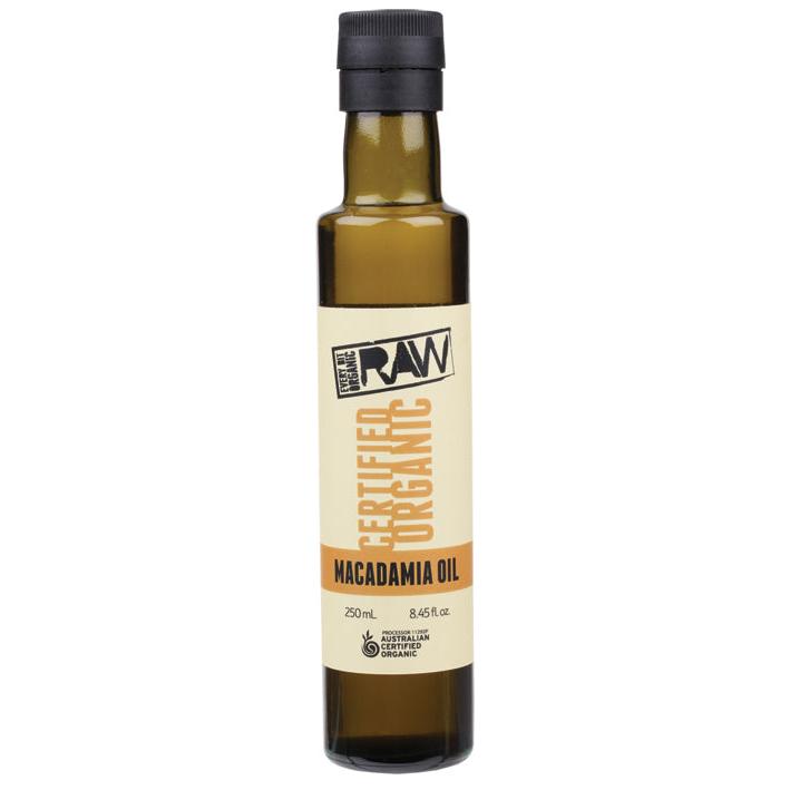 Every Bit Organic Raw Raw Macadamia Oil Cold Extra Virgin 250ml