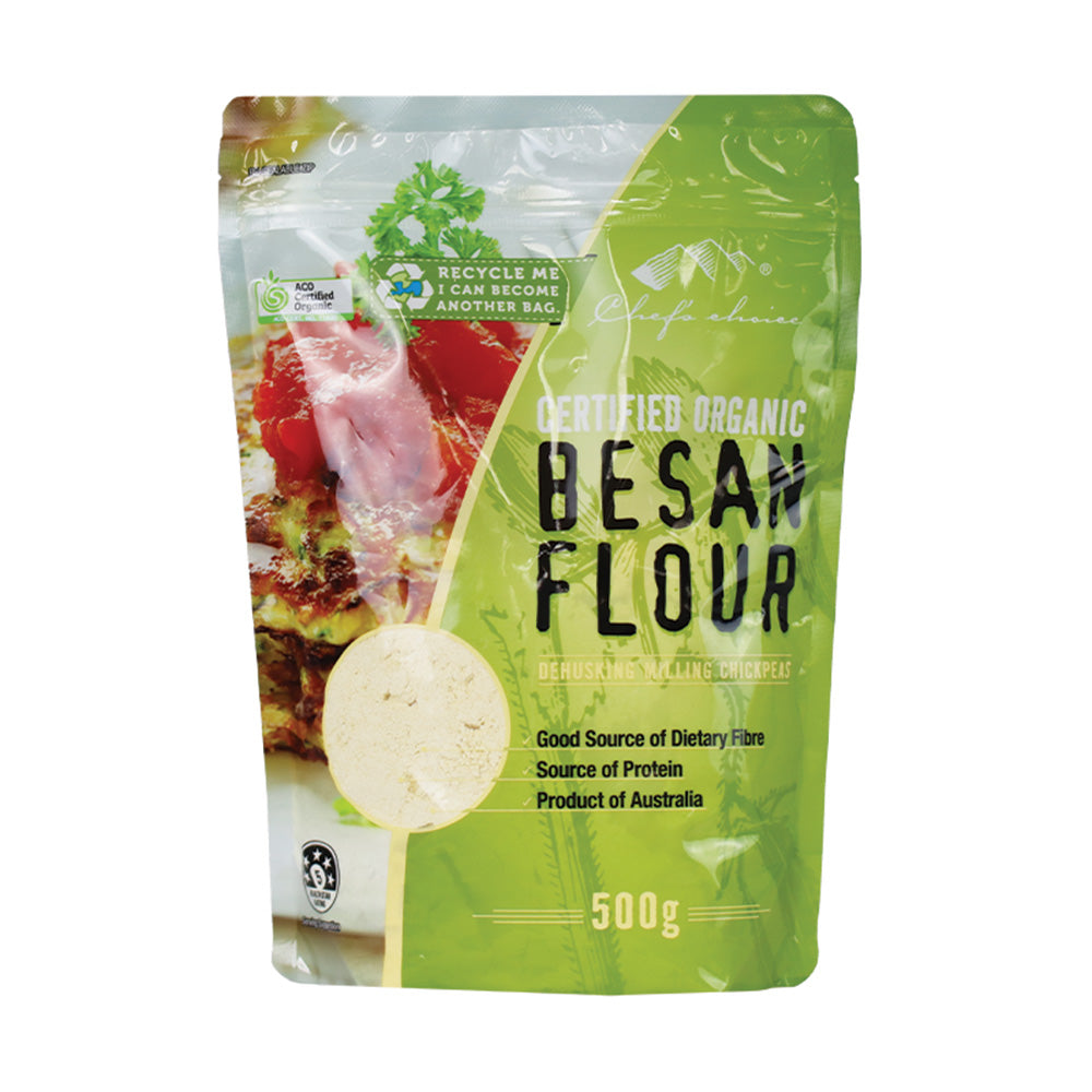 Chef's Choice Certified Organic Besan Flour 500g