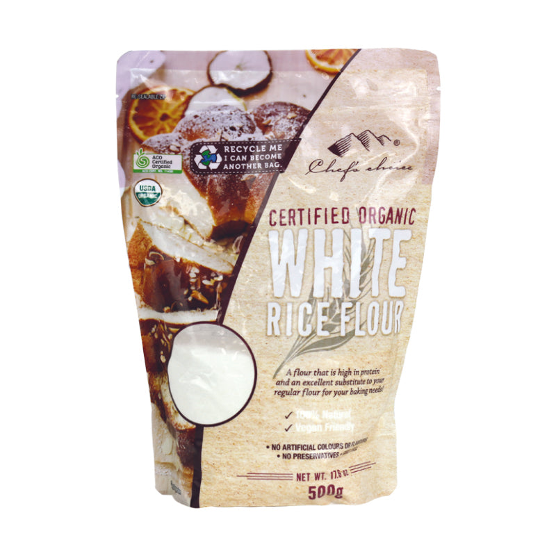 Chef's Choice Certified Organic White Rice Flour 500g 500g