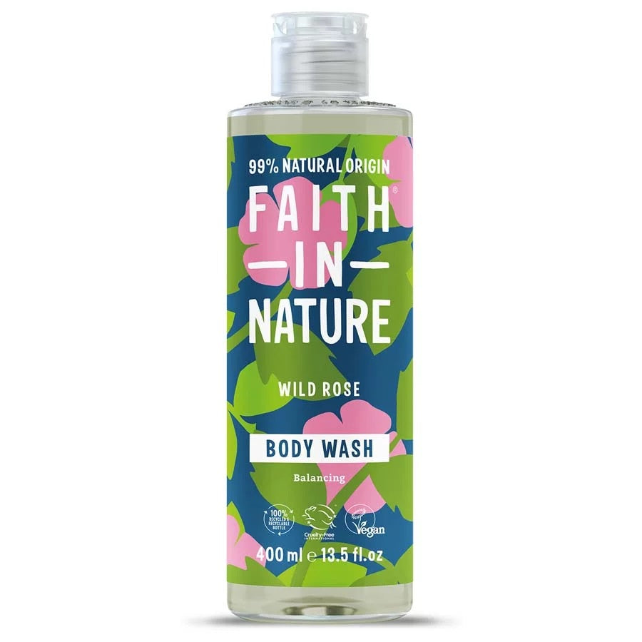 Faith In Nature Body Wash Wild Rose 400ml