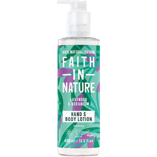 Faith In Nature Hand Body Lotion Lavender 400ml
