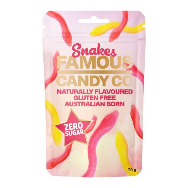 Famous Candy Co Candy Snakes 70g