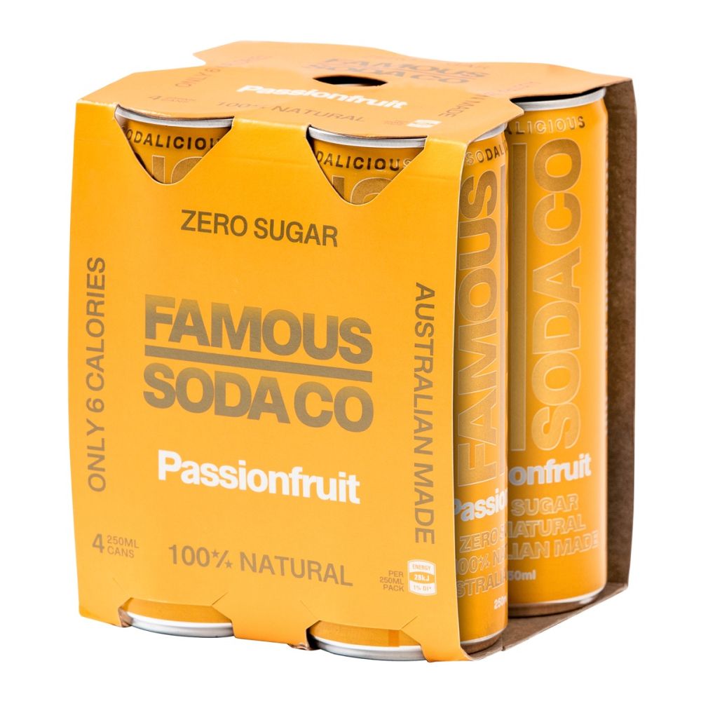Famous Soda Passion 4X250ml