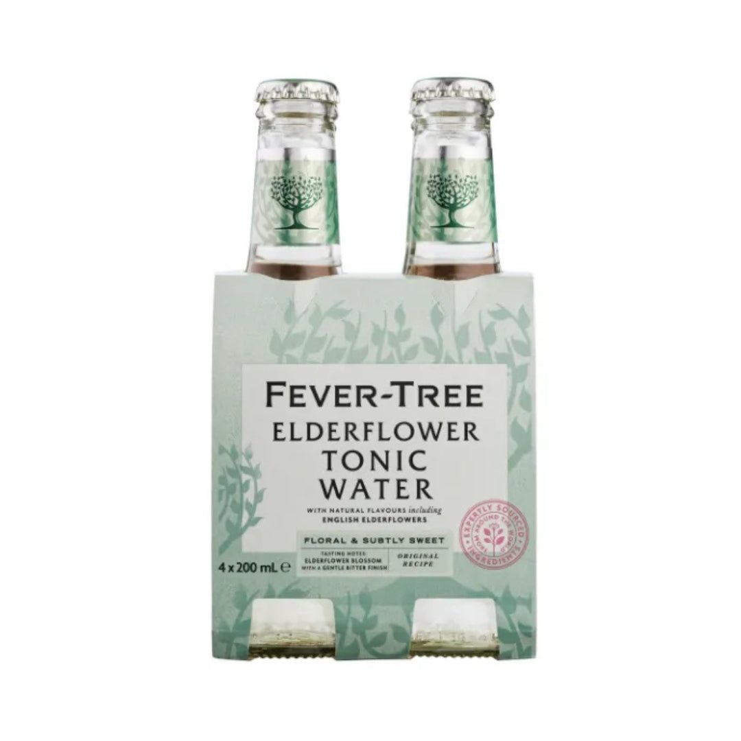 Fever Tree Elderflower Tonic Water 4x200ml