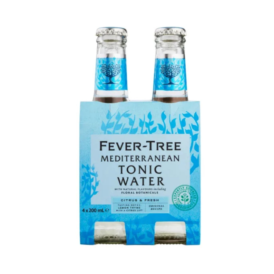 Fever Tree Fevertree Medi Tonic Water 4x200ml