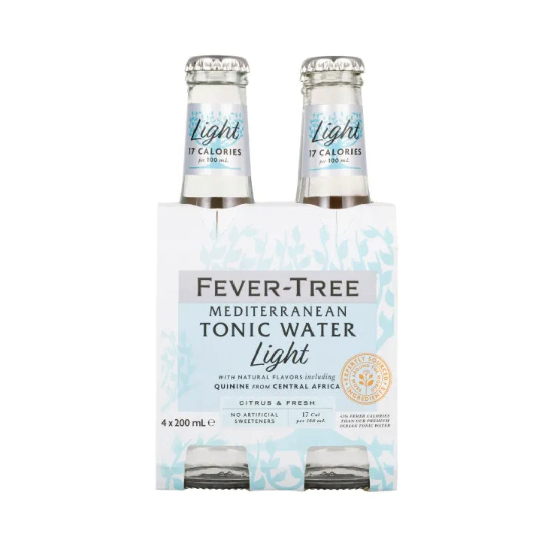 Fever Tree Mediterranean Tonic Water Light 4x200ml