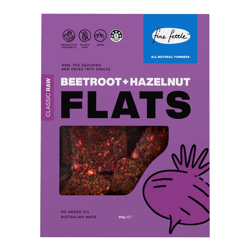 Fine Feetle Beetroot Flats 80g X 6
