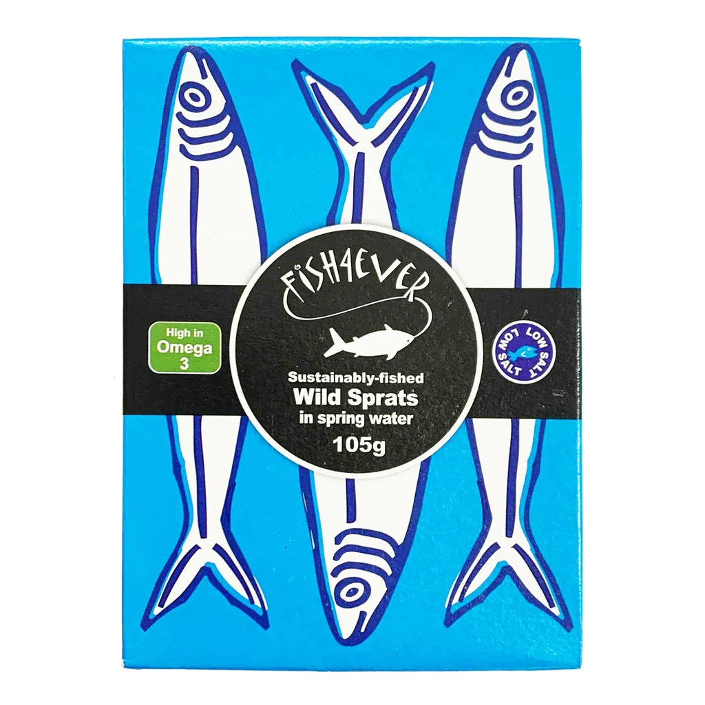 Fish4Ever Sardines (Brisling) in Spring Water 105g