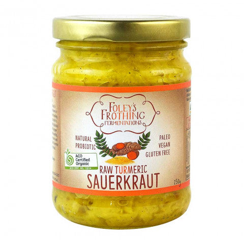 Foleys Turmeric Sauerkraut 500g