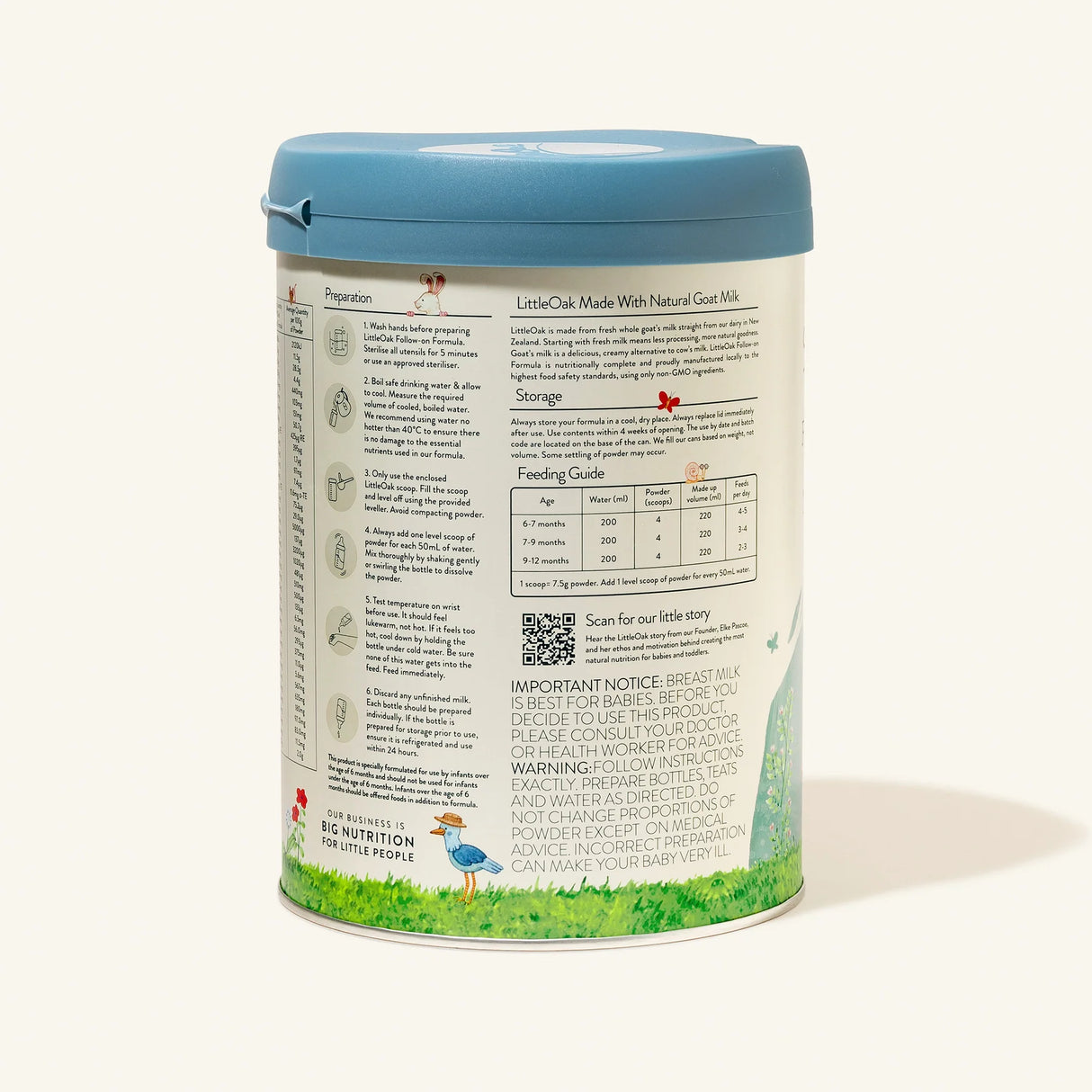 LittleOak Natural Goat Milk Follow-on Formula 800g