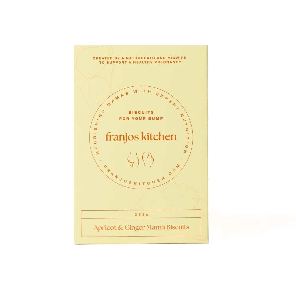 Franjos Kitchen Apricot & Ginger Mama Biscuits 250g