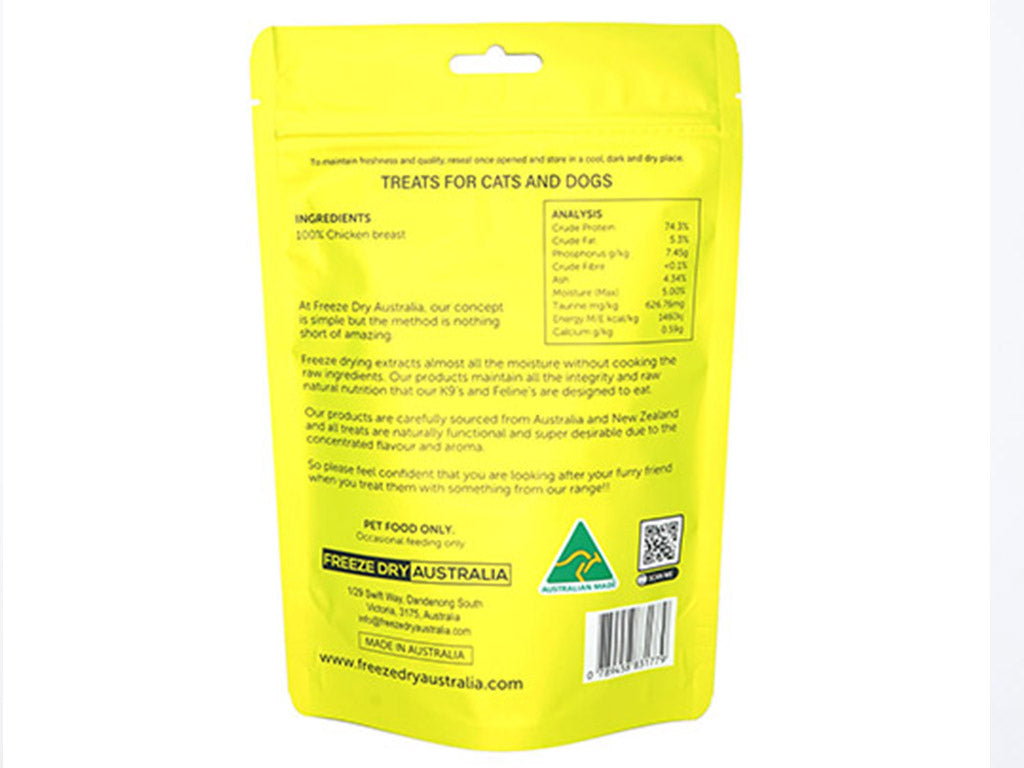 Freeze Dry Australia Chicken Breast 100G