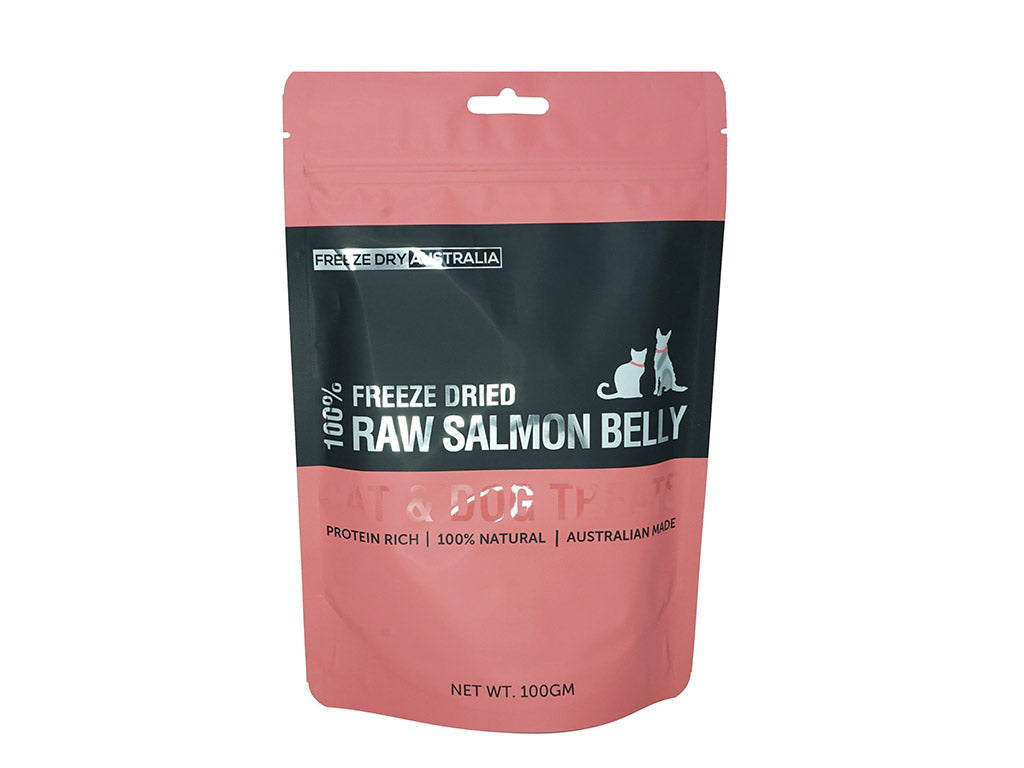 Freeze Dry Australia Salmon Bellies 100g