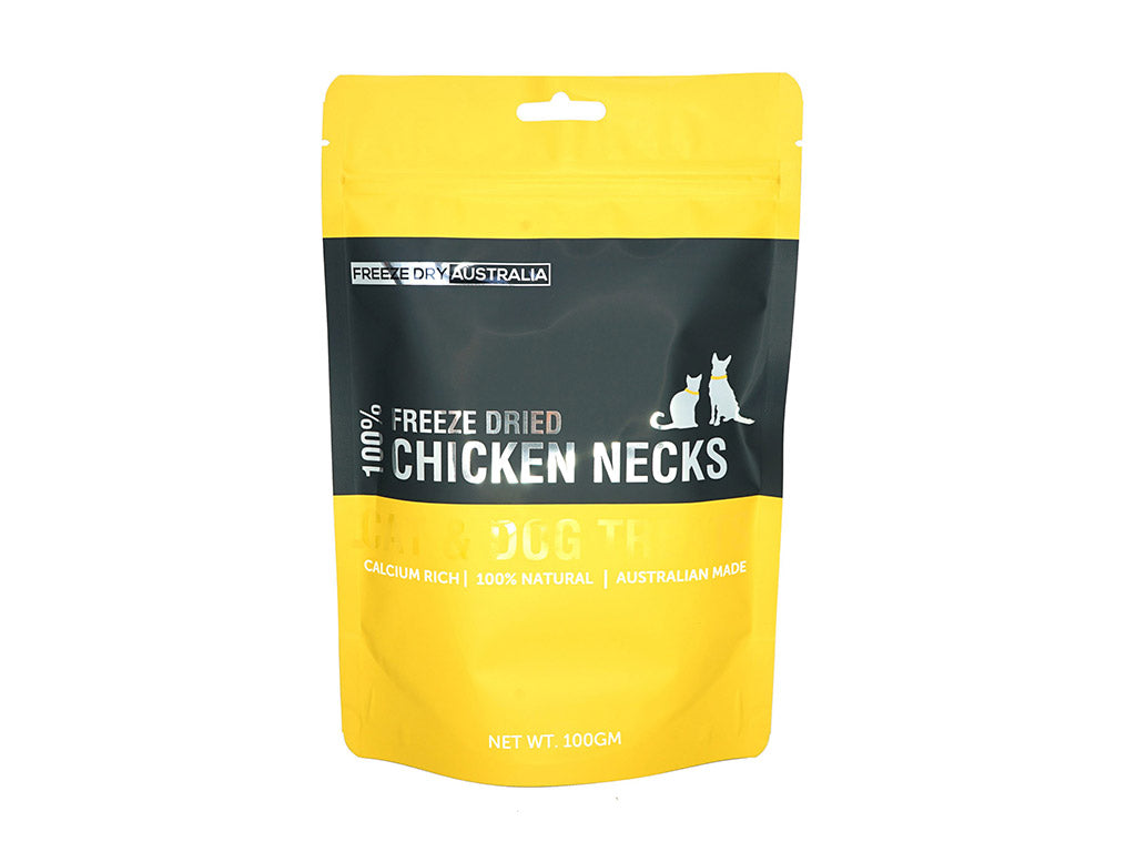 Freeze Dry Australia Chicken Necks 100G