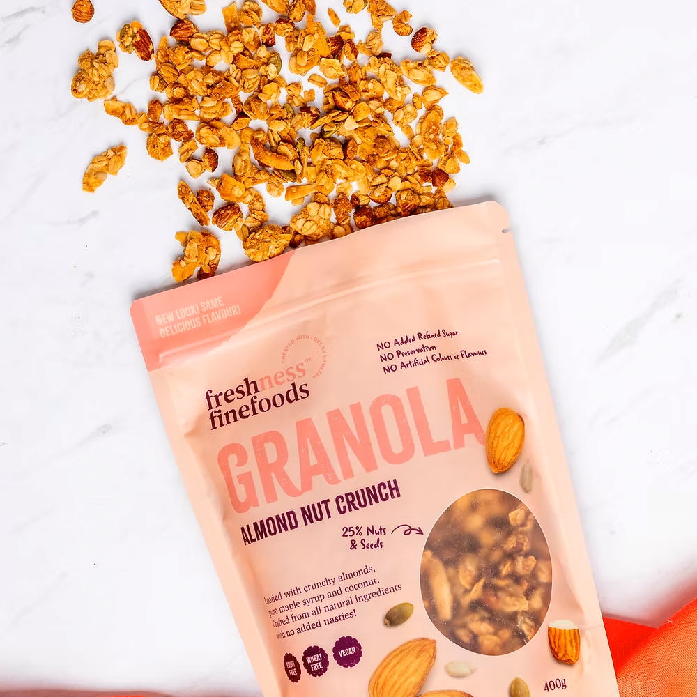 Freshness Fine Foods Almond Crunch Granola 500g
