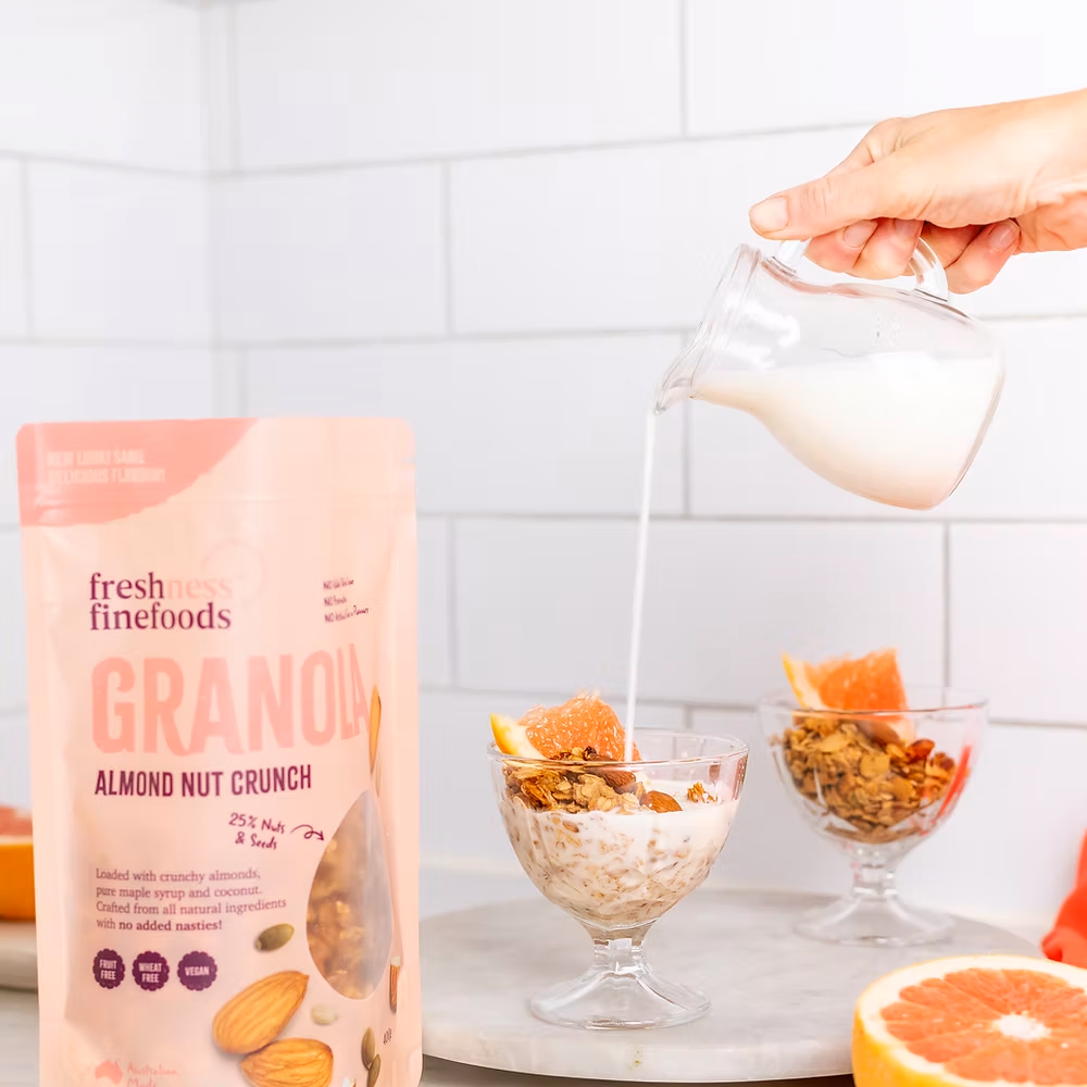 Freshness Fine Foods Almond Crunch Granola 500g