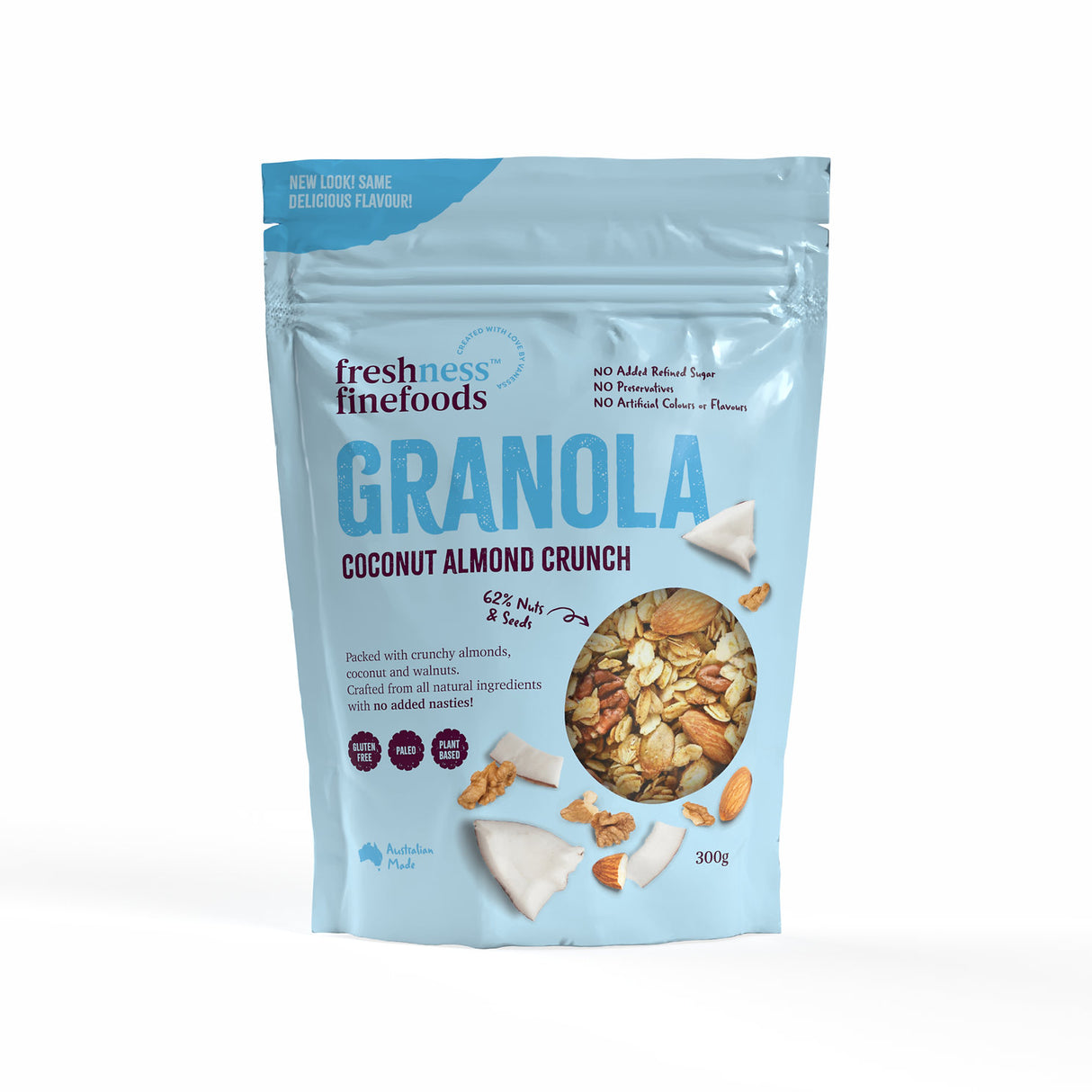 Freshness Fine Foods Paleo Gluten Free Coconut and Almond Granola 300g