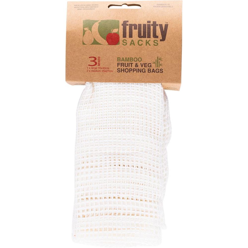 Fruity Sacks Fruity Sacks Reusable Shopping Ba Fruit & Veg 1 Lae, 2 Medium 3
