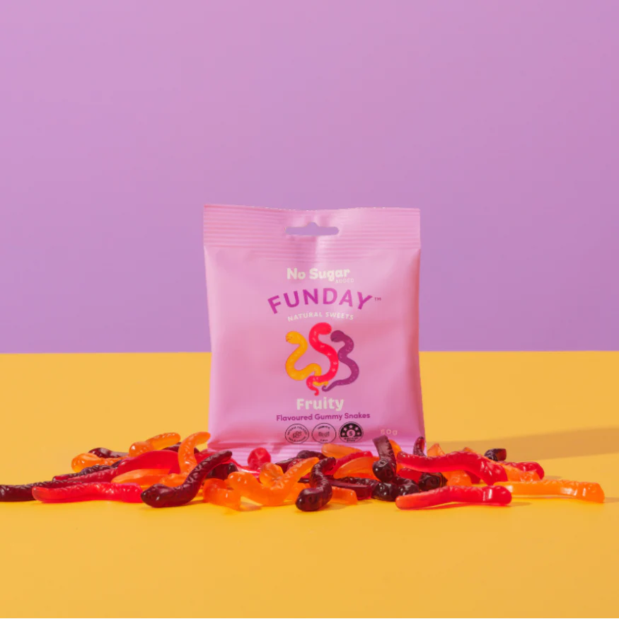 Funday Fruity Gummy Snake 50g