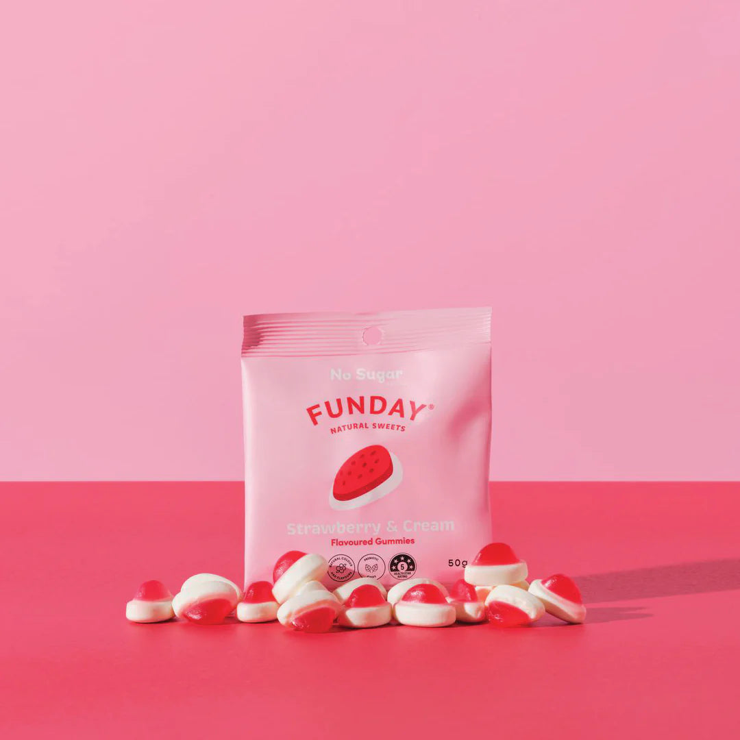 Funday Strawberry & Cream 50g