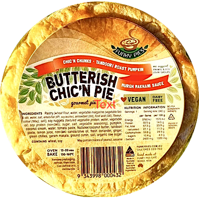 Funky Pies Butterish Chic'n