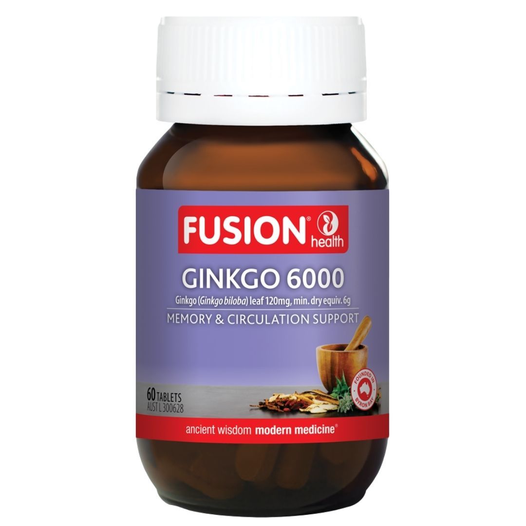 Fusion Health Ginkgo 6000 60 Tablets