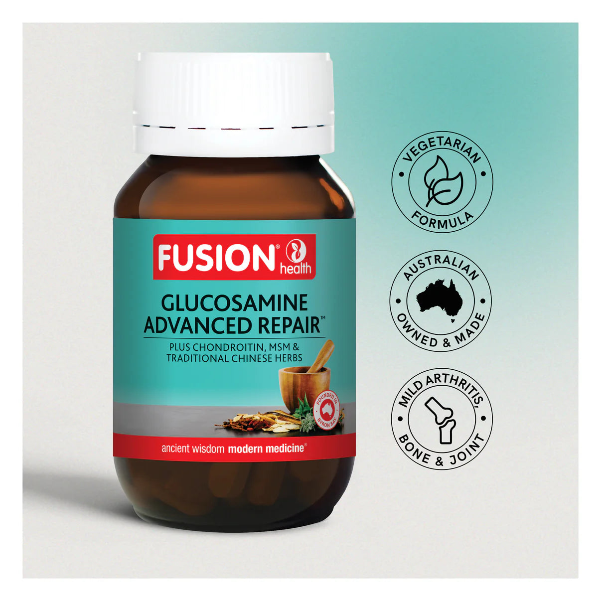 Fusion Health Glucosamine Advanced Repair 100 Capsules