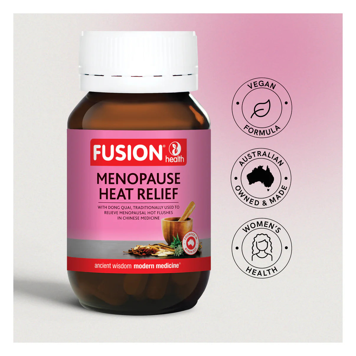 Fusion Health Menopause Heat Relief 60 Veg Capsules